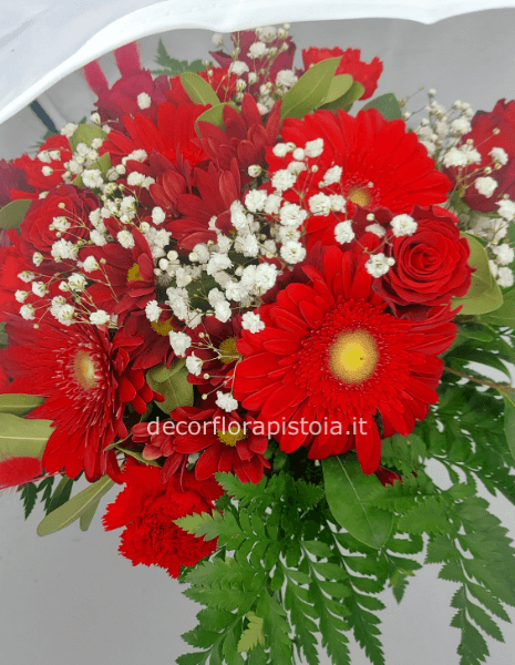 Bouquet misto rosso